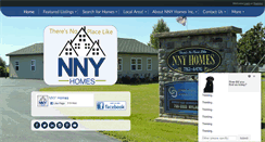 Desktop Screenshot of nnyhomes.com